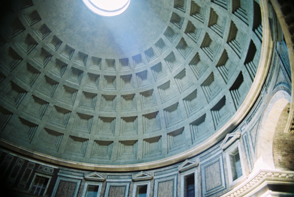 domed ceiling pantheon Rome
