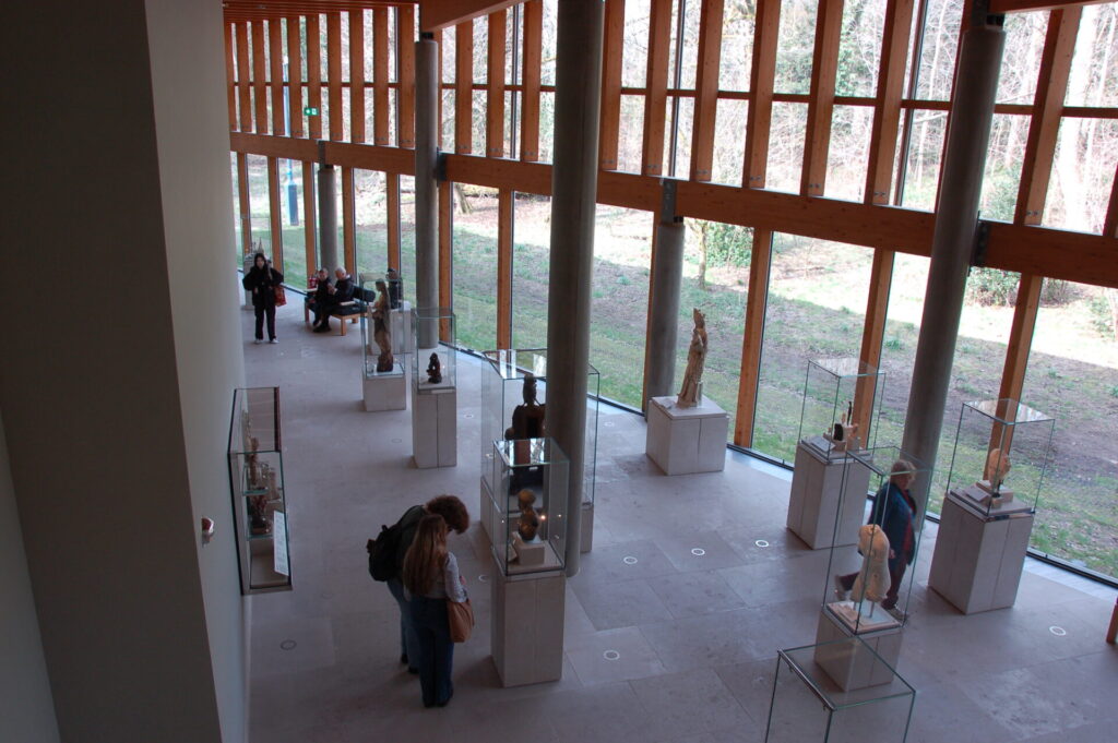 exhibition hall in the Burrell Collection art gallery