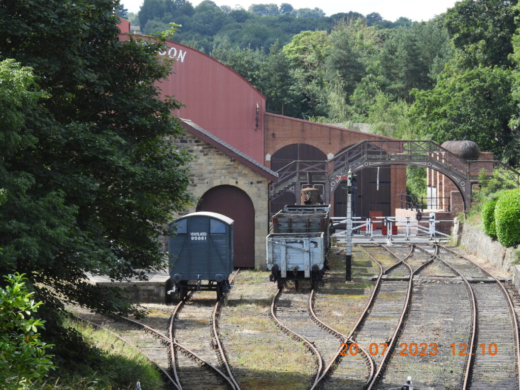 railway waggons at Beamish living museum