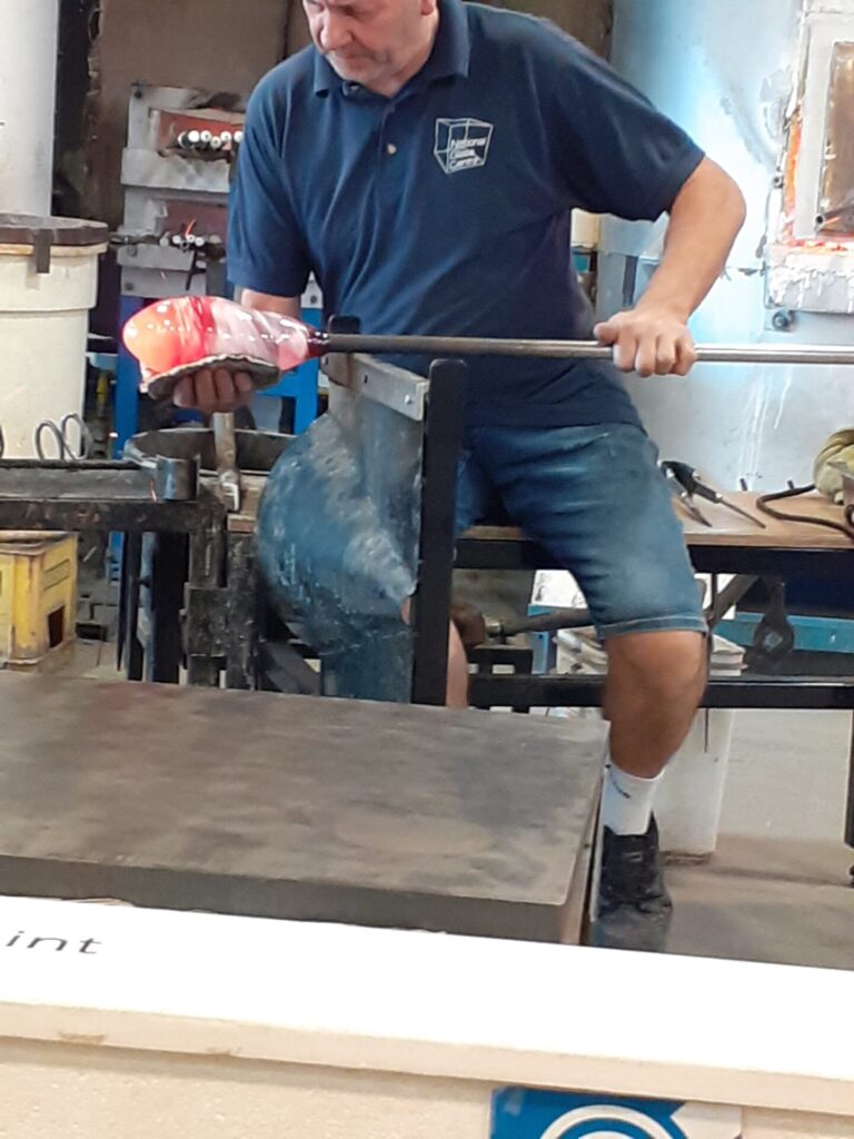 glass blowing demonstration