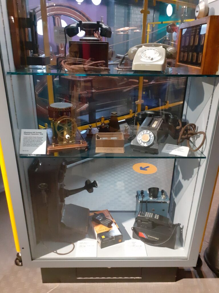 display cabinet in museum