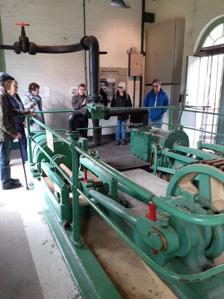 machinery at the Woodhorn Mining Museum