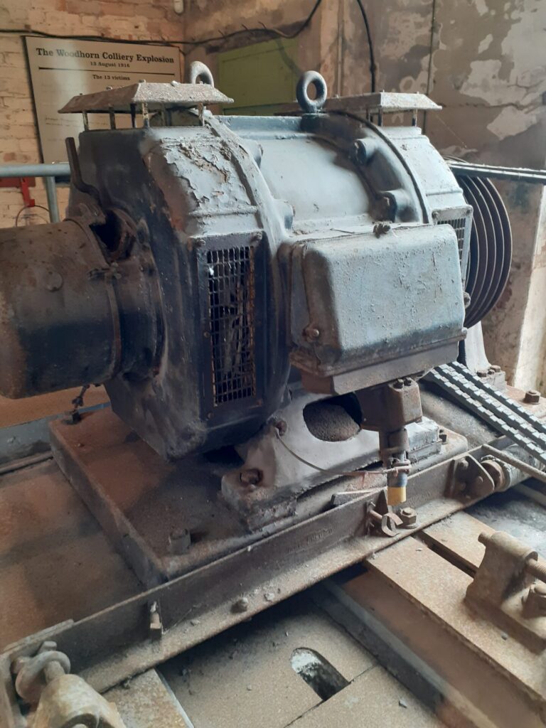 machinery at the Woodhorn Mining Museum