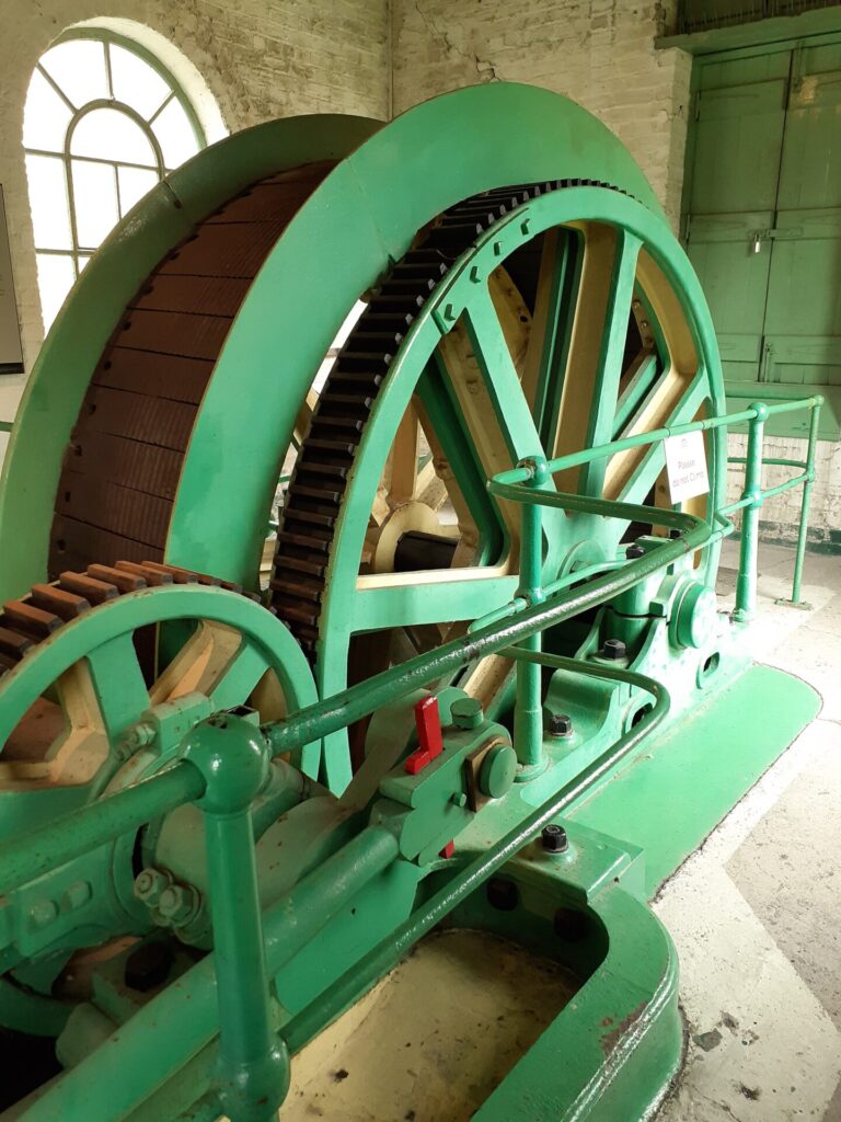 machinery at the Woodhorn Mining Museum
