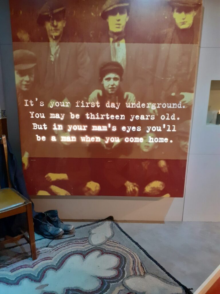 poster at the Woodhorn Mining Museum