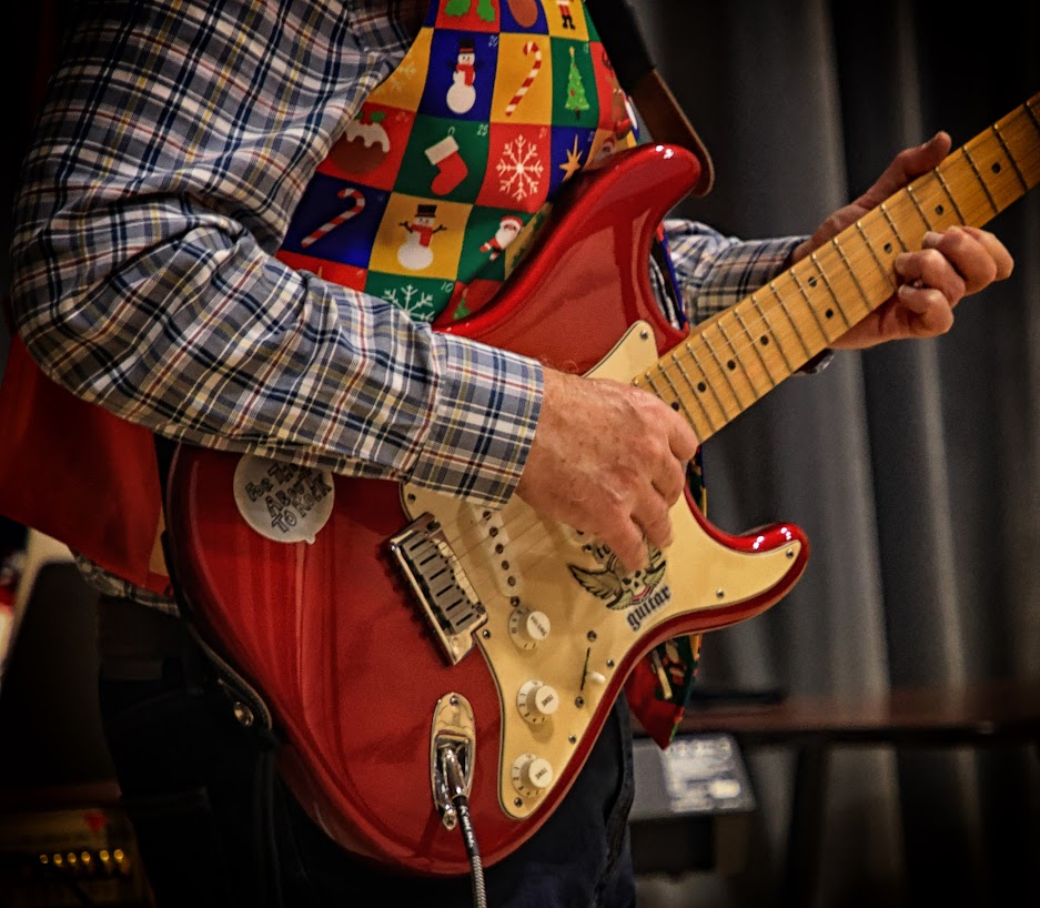 Gerald on guitar