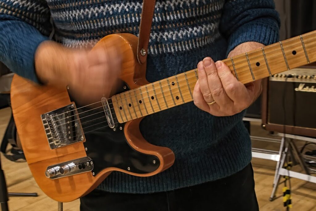 Mike on Telecaster