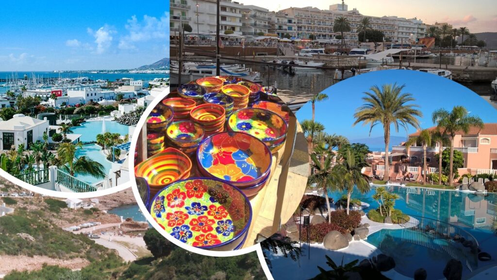 collage of pictures of Spain