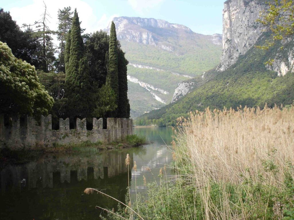 river gorge in the Dolomites