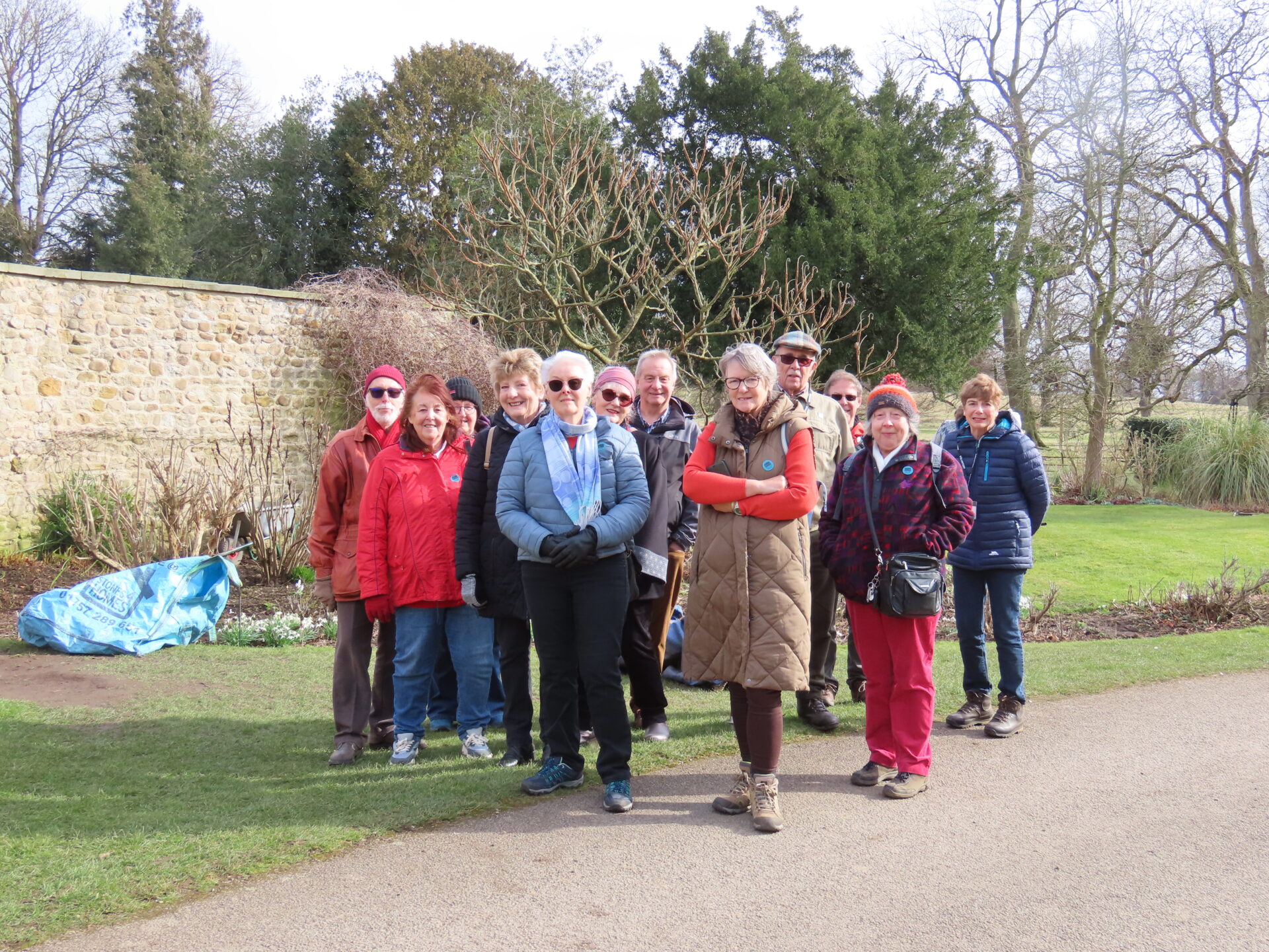 u3a group on garden tour