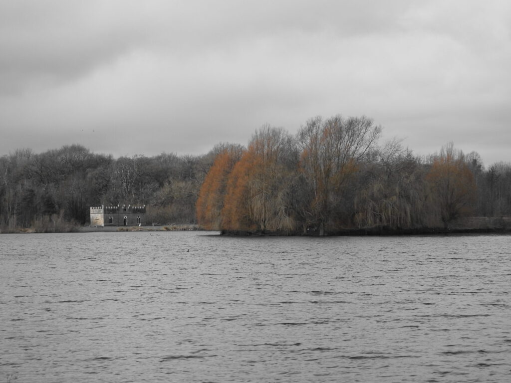 The lake at Kiplin Hall